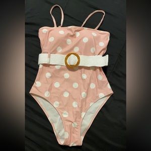 Polka dot swimsuit